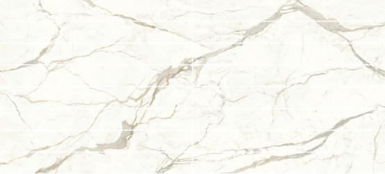 Керамогранит Atlas Concorde Marvel Shine Calacatta Prestigio Scenic Bookmatch A Lappato 120x278 см, толщина 6 мм (A421)