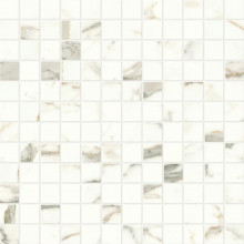 Керамогранит Atlas Concorde Marvel Shine Calacatta Prestigio Mosaico Lappato 30x30 см, толщина 9 мм (A424)