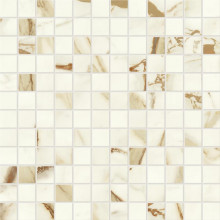 Керамогранит Atlas Concorde Marvel Shine Calacatta Imperiale Mosaico Lappato 30x30 см, толщина 9 мм (A426)