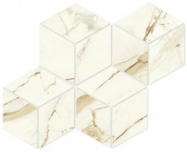 Керамогранит Atlas Concorde Marvel Shine Calacatta Imperiale Mosaico Esagono Matt 30x35 см, толщина 9 мм (A42J)