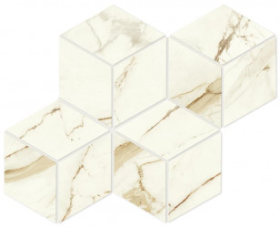 Керамогранит Atlas Concorde Marvel Shine Calacatta Imperiale Mosaico Esagono Matt 30x35 см, толщина 9 мм (A42J)