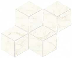 Керамогранит Atlas Concorde Marvel Shine Calacatta Delicato Mosaico Esagono Lappato 30x35 см, толщина 9 мм (A42K)