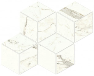 Керамогранит Atlas Concorde Marvel Shine Calacatta Prestigio Mosaico Esagono Lappato 30x35 см, толщина 9 мм (A42W)