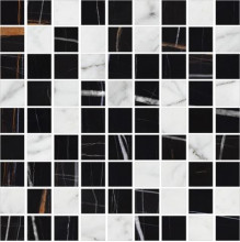 Керамогранит Kerranova Marble Trend 30х30 мрамор Сarrara | мозаика K-1004(1000)/MR/m22/300x300x10