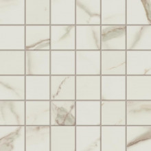 Керамогранит Atlas Concorde Russia Empire Calacatta Diamond Mosaic Lapp 30x30 мрамор, полированный
