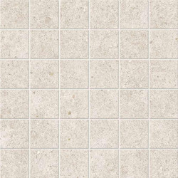 Керамогранит Atlas Concorde Boost Stone 30.0x30.0 камень White Mosaico Matt мозаика (A7DD)