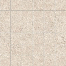 Керамогранит Atlas Concorde Boost Stone 30.0x30.0 камень Ivory Mosaico Matt мозаика (A7DE)