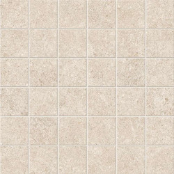 Керамогранит Atlas Concorde Boost Stone 30.0x30.0 камень Ivory Mosaico Matt мозаика (A7DE)