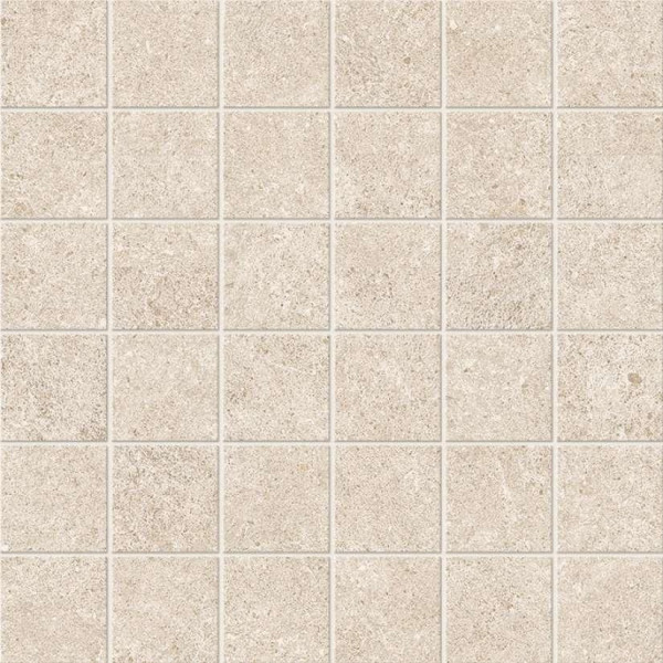 Керамогранит Atlas Concorde Boost Stone 30.0x30.0 камень Ivory Mosaico Matt мозаика (A7DE)