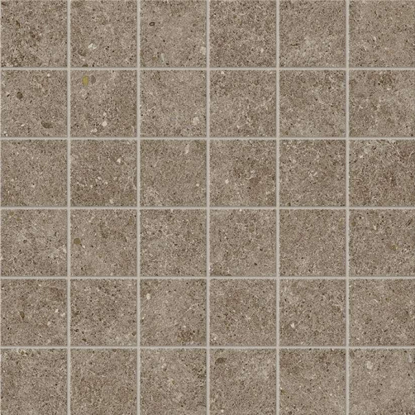 Керамогранит Atlas Concorde Boost Stone 30.0x30.0 камень Taupe Mosaico Matt мозаика (A7DH)