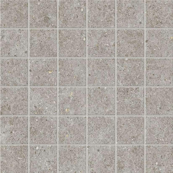 Керамогранит Atlas Concorde Boost Stone 30.0x30.0 камень Grey Mosaico Matt мозаика (A7DJ)