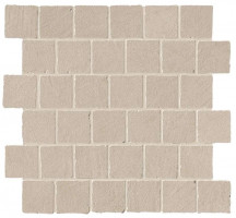 Керамогранит Atlas Concorde Boost Natural 31.0x31.0 бетон Ash Mosaico Tumbled мозаика (A7CG)