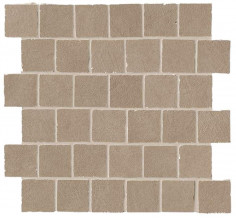 Керамогранит Atlas Concorde Boost Natural 31.0x31.0 бетон Ecru Mosaico Tumbled мозаика (A7CH)