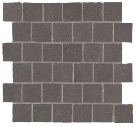 Керамогранит Atlas Concorde Boost Natural 31.0x31.0 бетон Coal Mosaico Tumbled мозаика (A7CJ)