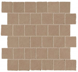 Керамогранит Atlas Concorde Boost Natural 31.0x31.0 бетон Coral Mosaico Tumbled мозаика (A7CL)