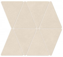 Керамогранит Atlas Concorde Boost Natural 33.8x36.7 бетон Kaolin Mosaico Rhombus мозаика (A7CN)