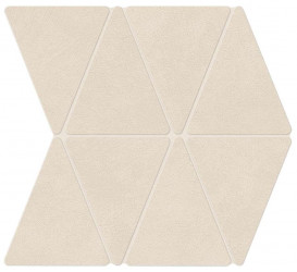 Керамогранит Atlas Concorde Boost Natural 33.8x36.7 бетон Kaolin Mosaico Rhombus мозаика (A7CN)