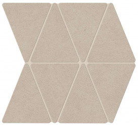 Керамогранит Atlas Concorde Boost Natural 33.8x36.7 бетон Ash Mosaico Rhombus мозаика (A7CO)