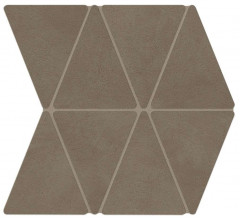 Керамогранит Atlas Concorde Boost Natural 33.8x36.7 бетон Umber Mosaico Rhombus мозаика (A7CQ)