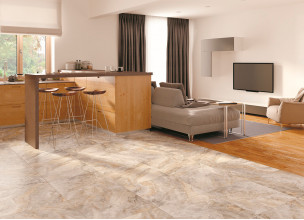 Керамогранит Kerranova Canyon 60х60 оникс Grey Lap | фон полированный K-905/LR/600x600x10