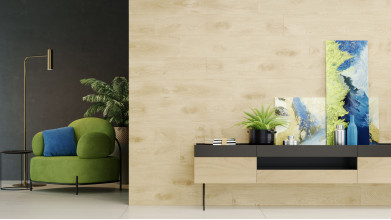 Керамогранит Kerranova Dubrava 20х120 дерево Honey | фон K-2302/SR/200x1200x11