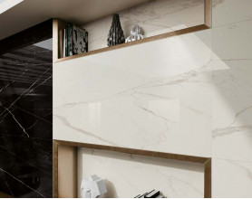 Керамогранит Atlas Concorde Russia Empire Calacatta Black Lapp 120x278 мрамор, полированный