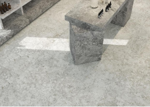 Керамогранит 120x120 см Atlas Concorde Forte Dei Marmi Quark Brazilian White ret белый камень | артикул 600010002397