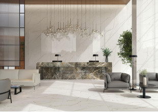 Керамогранит 120x120 см Atlas Concorde Forte Dei Marmi Quark Breccia di Caravaggio коричневый мрамор | 600010002396