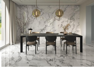 Керамогранит 120x120 см Atlas Concorde Forte Dei Marmi Quark Sahara Blanc мрамор | 600010002394