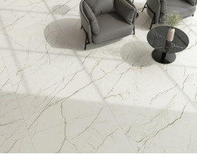 Керамогранит 120x120 см Atlas Concorde Forte Dei Marmi Quark Sahara Blanc мрамор | 600010002394