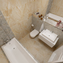 Керамогранит Kerranova Genesis 29.4х60 камень Beige | ступень K-101/SR/st01/294x600x10
