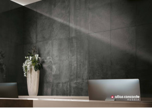 Керамогранит Atlas Concorde Heat Aluminum Battiscopa 7,2х60 металл серый матовый