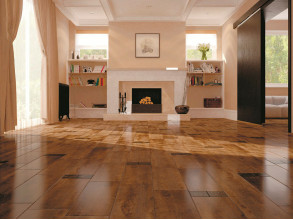 Керамогранит Grasaro Italian Wood 20х60 дерево коричневый | ступень G-252/SR/st01/200x600