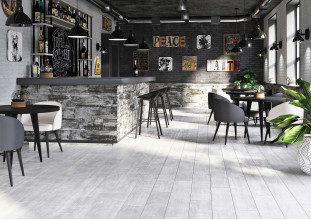 Керамогранит Kerranova Pale Wood 20х120 дерево Dark Grey | фон K-553/MR/200x1200x11
