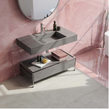 Керамогранит Atlas Concorde Symphonyx Rose 120х278 камень розовый полированный