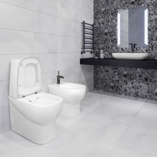 Керамогранит Kerranova Terrazzo 28.2х30.3 камень Dark Grey | мозаика K-333/MR/m06/282x303x10