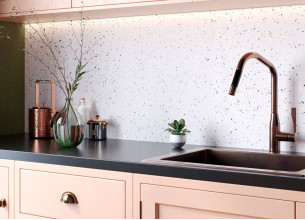 Керамогранит Kerranova Vetro 60х120 камень White | фон K-340/MR/600x1200x11