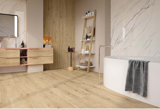 Плинтус Atlas Concorde Wine Oak Champagne Battiscopa размер 7,2х80 см дерево бежевое матовый
