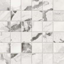Керамогранит 30x30 см Atlas Concorde Forte Dei Marmi Quark Oyster White белый мрамор | 610110001184 мозаика, лаппатированный