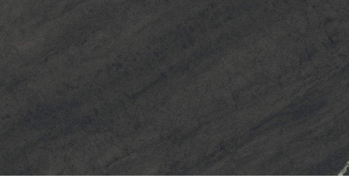 Керамогранит 60x120 см Atlas Concorde Forte Dei Marmi Rock Venaria Grey черный камень | 610010005826 фон полуматовый