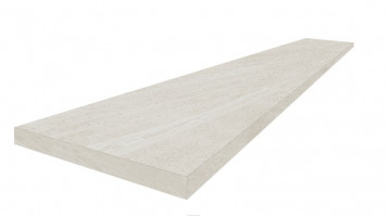 Керамогранит Coliseum Contea 33x120 камень Уайт ступень угловая правая (620070002568)